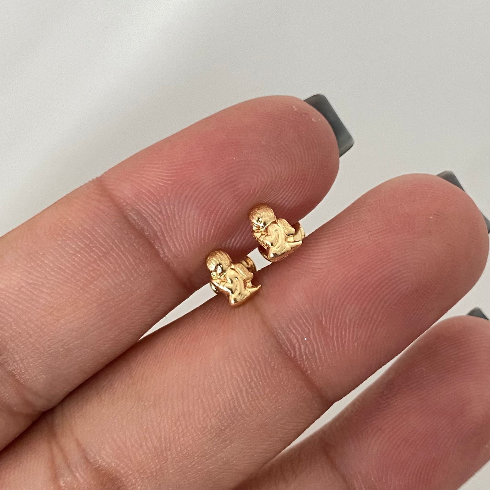 Topos angel orando Oro amarillo 18k 0,50 Gr / 4,0 mm