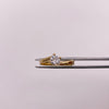 Anillo Solitario Oro amarillo 18k / Talla 7 / 2,35 Gr / 2,9 mm