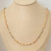 Cadena rustica  Tres oros 18k 8,60 Gr / 3,2 mm / 60 Cm Broche 0,60
