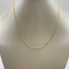 Cadena It Mini china espejo Oro amarillo 18k +1 / 2 Gr / 1 mm / 60 Cm