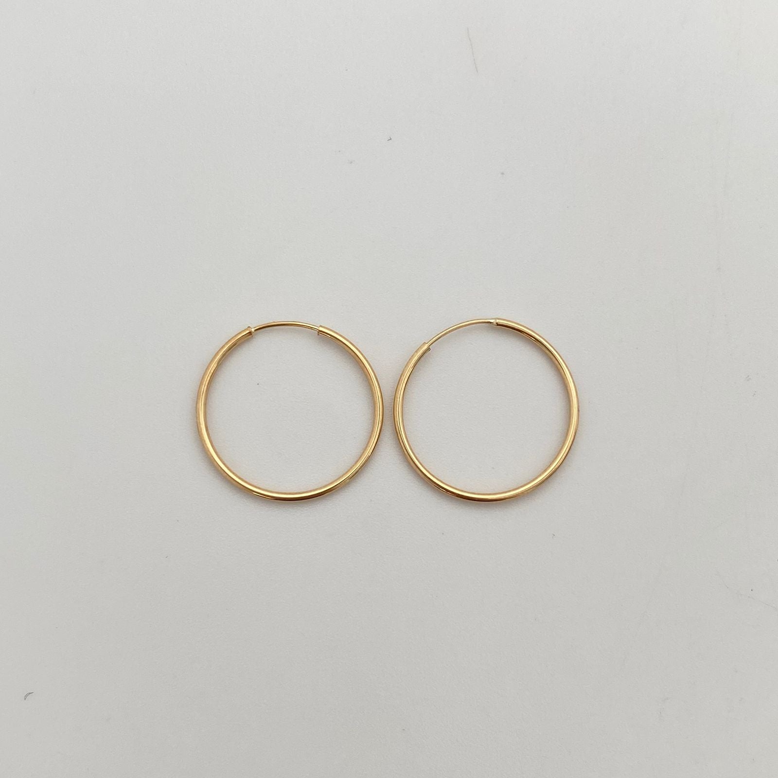 Candonga Imperdibles Oro amarillo 18k 0,95 Gr / 2 Cm