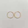 Candongas imperdibles Oro amarillo 18k 1,0 Gr / 2 Cm