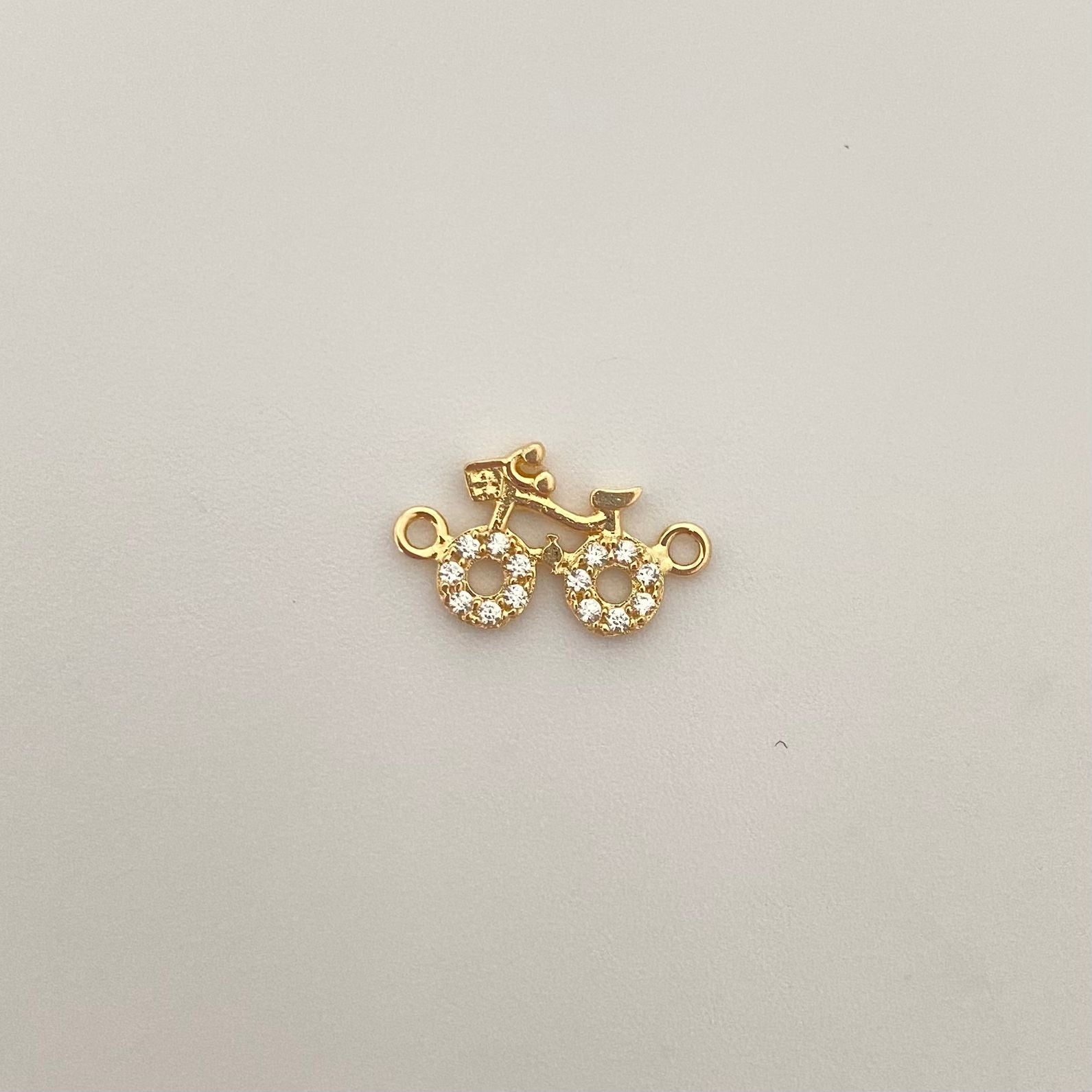 Herraje bicicleta mini casting Oro amarillo 18k 0,55 Gr / 1,5 Cm