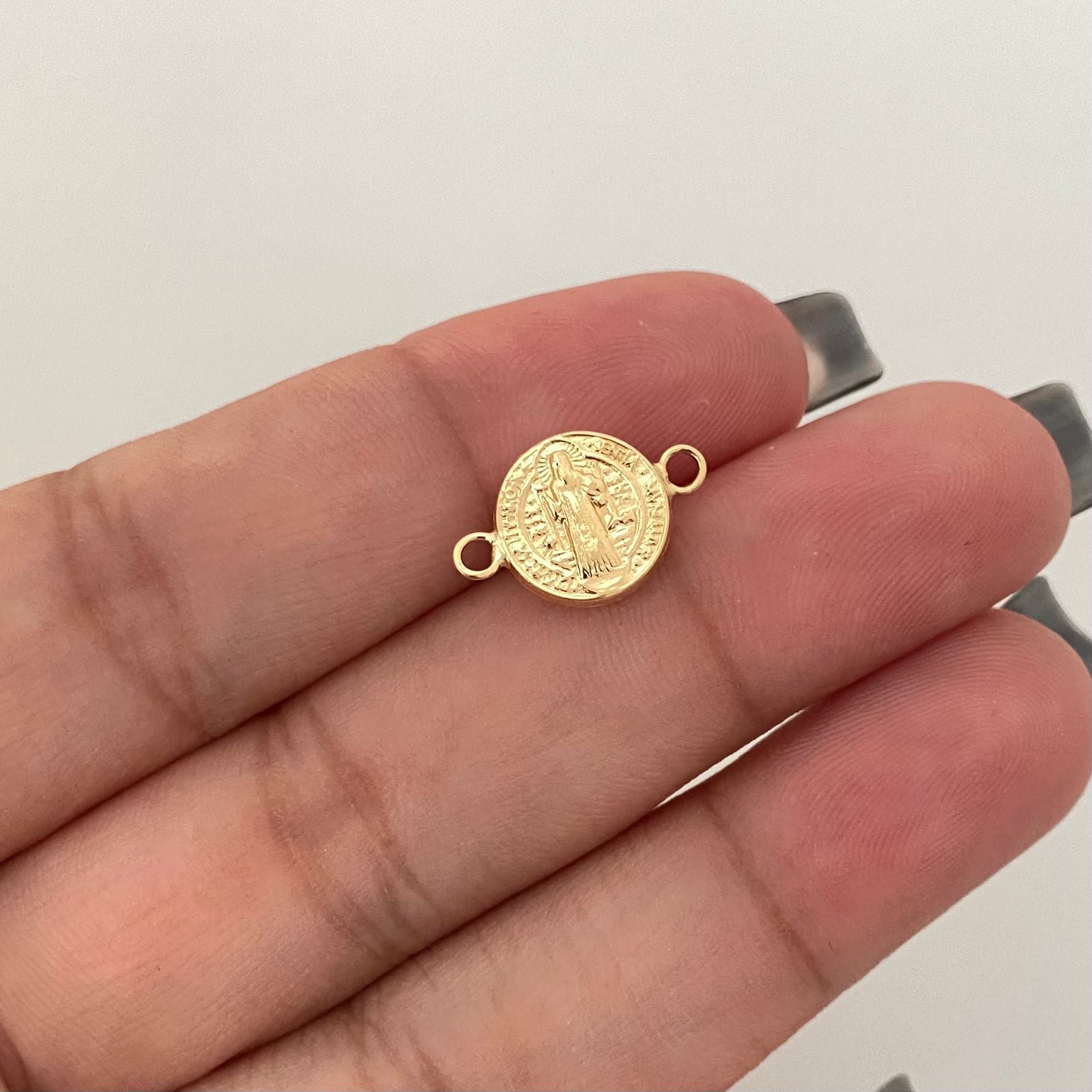 Herraje san benito Oro amarillo 18k 0,5 Gr / 1,5 Cm