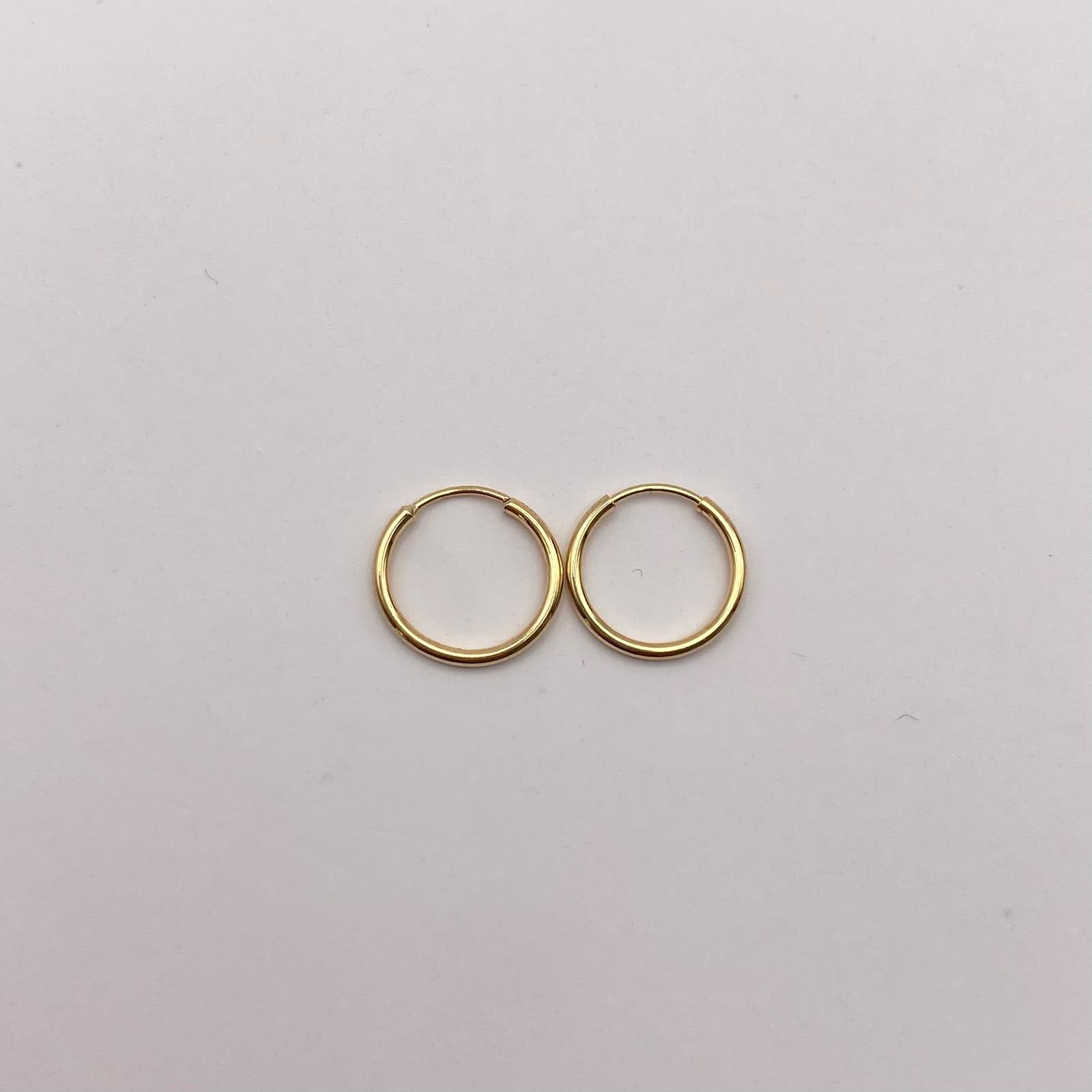Candonga imperdibles Oro amarillo 18k 0,5 Gr / 1 Cm