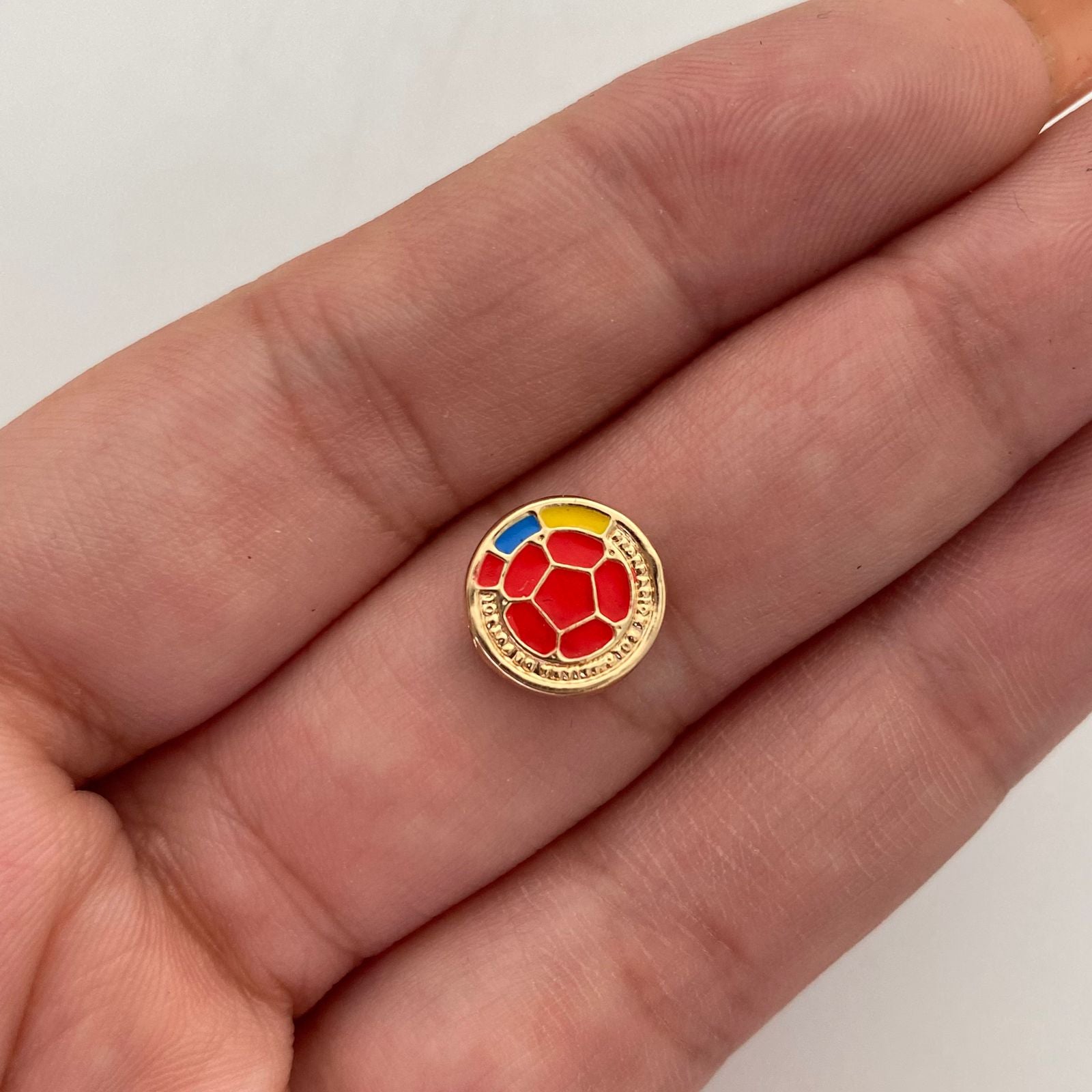 Herraje Balon Oro amarillo 18k 0,65 Gr / 1 Cm