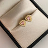 Topos Corazon Casting Rosa Oro amarillo 18k 1,4 Gr / 7,7 mm