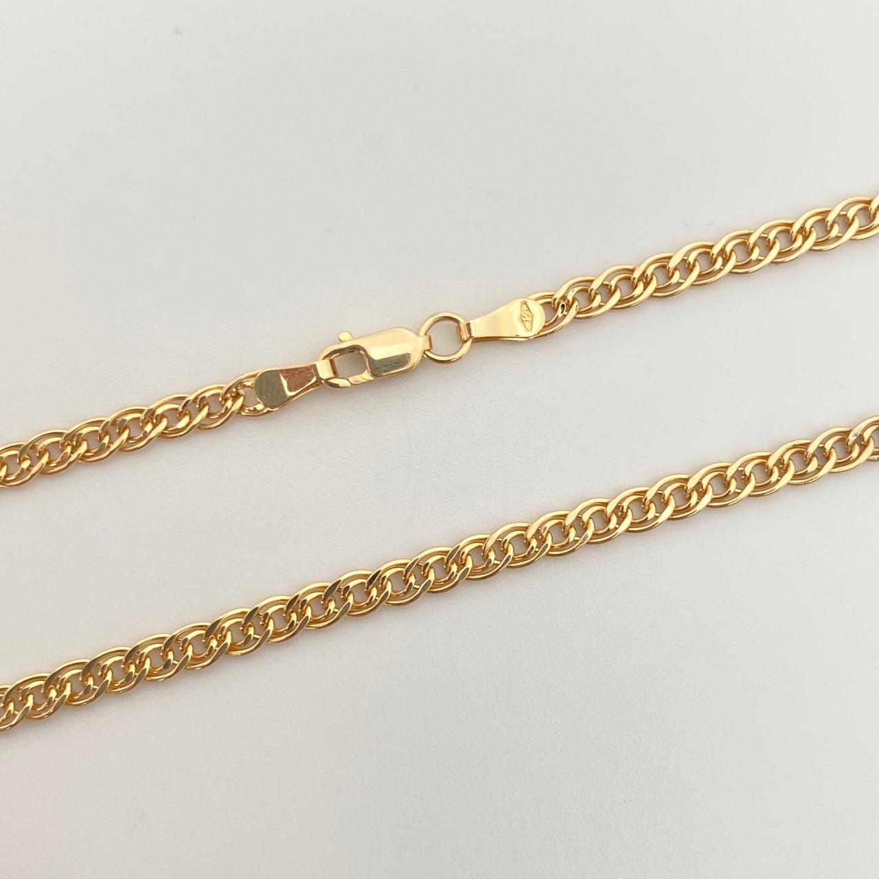 Cadena It aro doble Oro amarillo 18k 4,50 Gr / 3,2 mm / 49 Cm