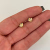 Topos Pajarito Circon Azul Oro amarillo 18k 0,85 Gr / 6,1 mm