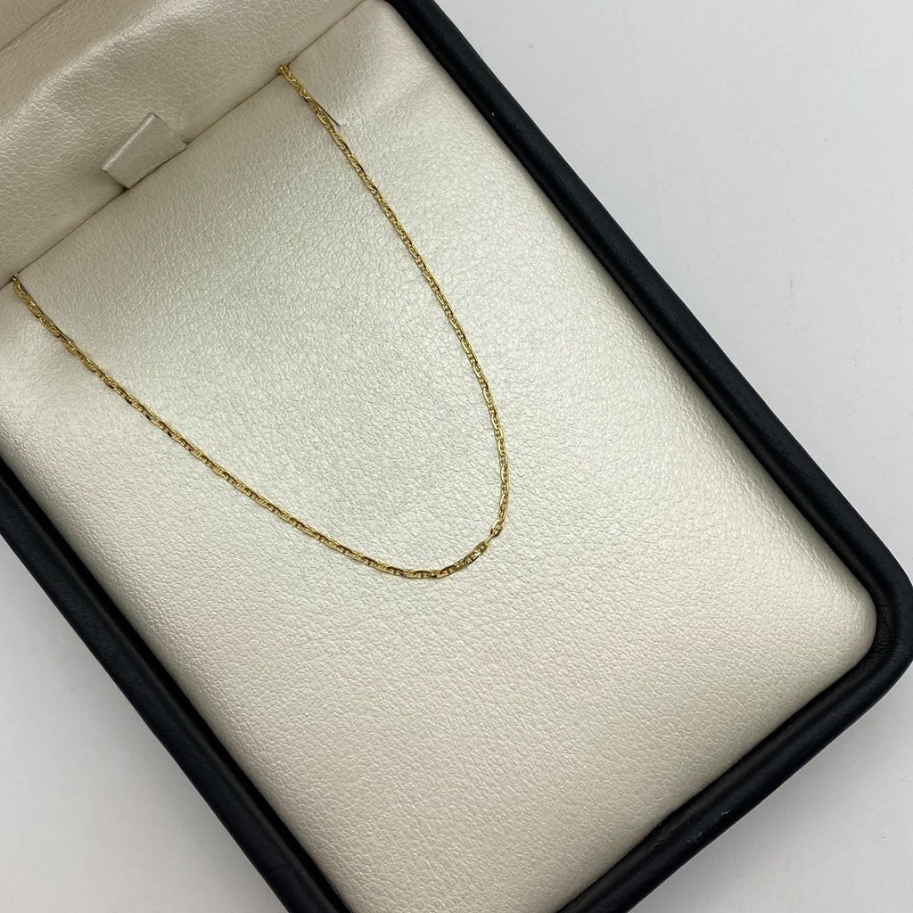 Cadena It Mini escalera Oro amarillo 18k 1,35 Gr / 0,6 mm / 45 Cm