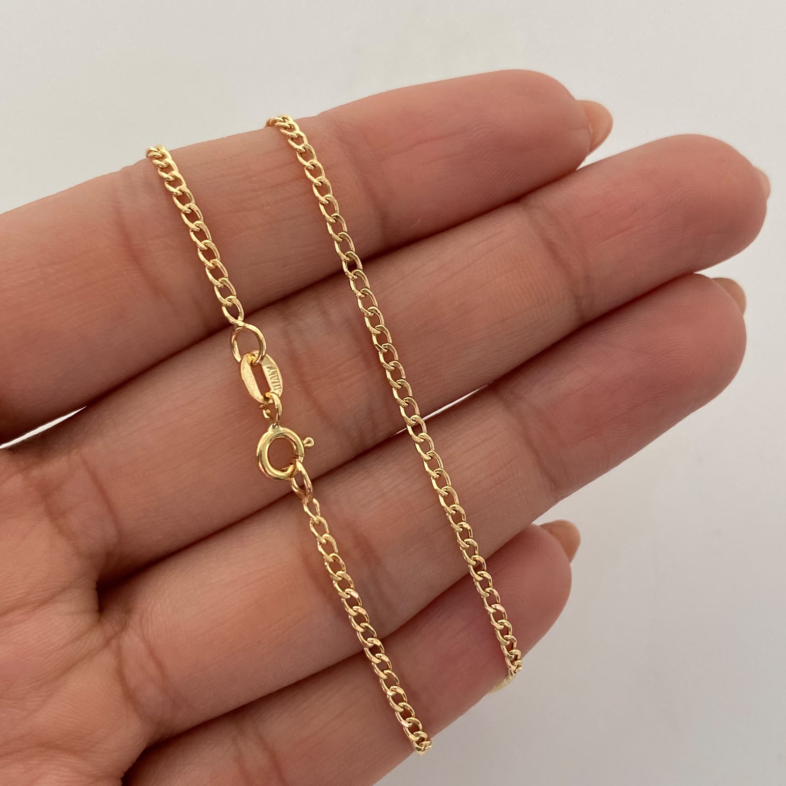 Cadena It Cubana Oro amarillo 18k 2,65 Gr / 1,9 mm / 60 Cm