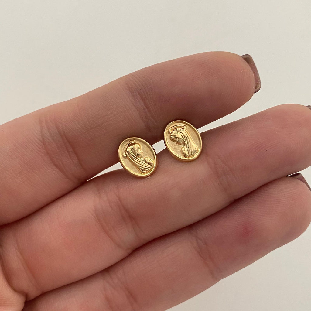 Topos Niña Maria Oro amarillo 18k 0,8 Gr / 7,3 mm