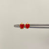 Topos Fresa Roja Oro amarillo 18k 0,55 Gr / 5,7 mm