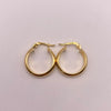 Candonga Lisa Oro amarillo 18k 2,08 Gr / 2 Cm