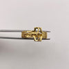 Anillo cruz cristo Oro amarillo 18k / Talla 12 1/2 / 3,55 Gr / 4,8 mm