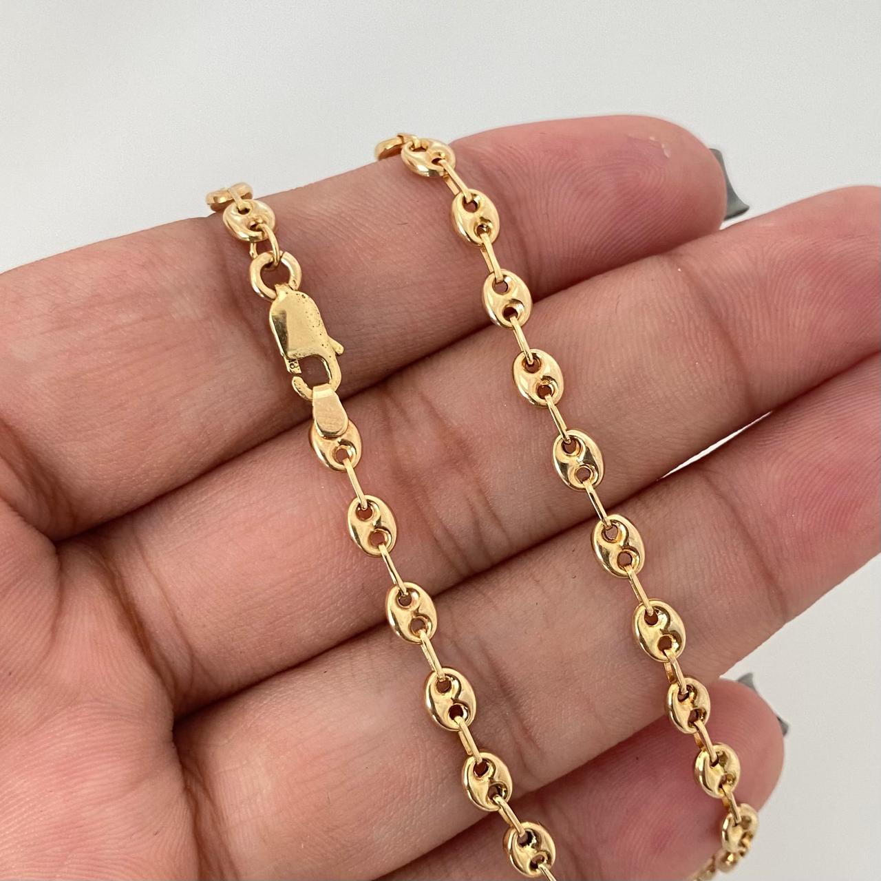 Cadena gc Oro amarillo 18k 10,45 Gr / 4,7 mm / 60 Cm Broche 0,60