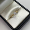Anillo Solitario Oro amarillo 18k / Talla 7 / 1,7 Gr / 1,9 mm