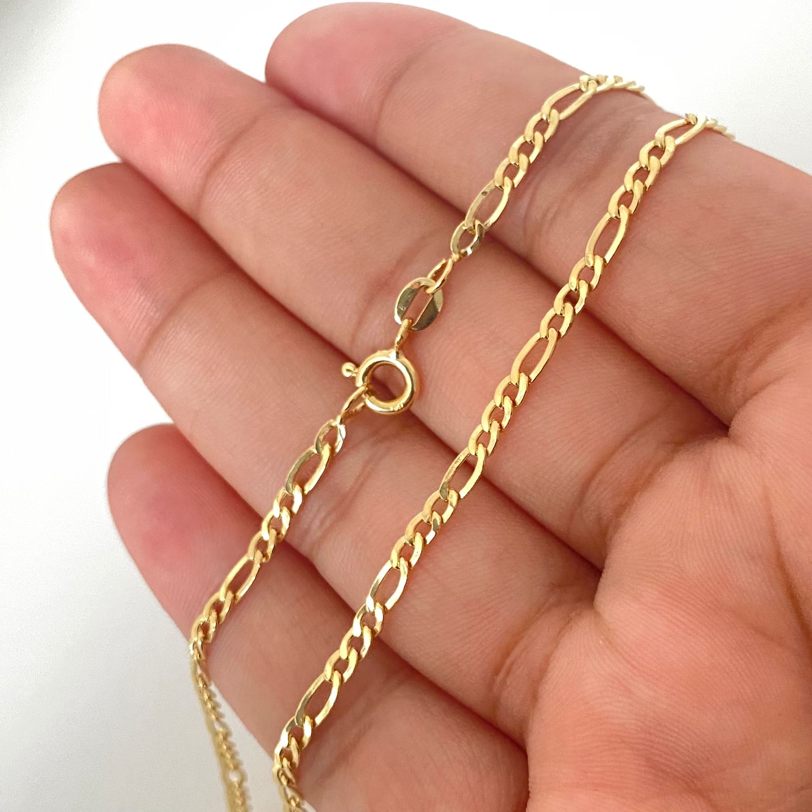 Cadena It tejido 3x1 Oro amarillo 18k 4,8 Gr / 3 mm / 60 Cm