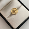 Herraje Corona Rx Oro amarillo 18k 0,85 Gr / 1,8 Cm