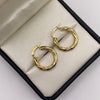 Candonga Entorchada Oro amarillo 18k 2,38 Gr / 2,1 Cm