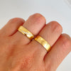 Anillo argollas de matrimonio ( POR FABRICACION)  Oro amarillo 18k / Talla 0  / 10,85 Gr