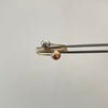 Anillo Tu y yo Tres oros 18k / Talla 6 / 1,4 Gr / 2,2 mm