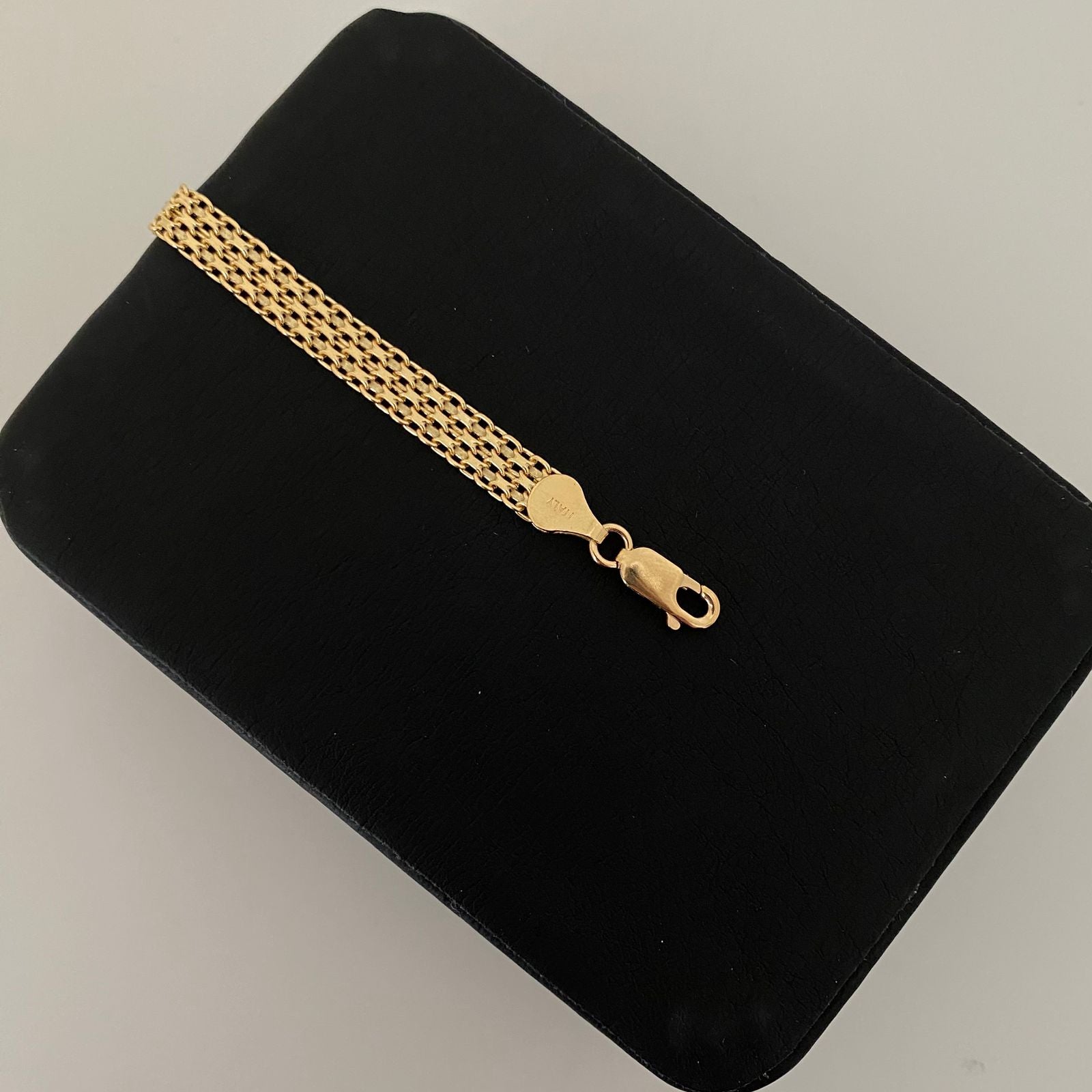 Pulso It chino  Oro amarillo 18k +1 / 8,4 Gr / 6 mm / 19,5 Cm
