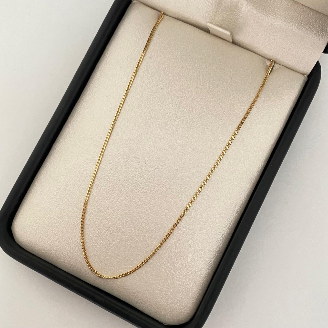 Cadena It mini cubana Oro amarillo 18k 2,15 Gr / 1,0 mm / 50 Cm