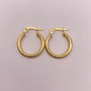 Candonga diamantada Oro amarillo 18k 1,71 Gr / 2 Cm