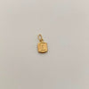 Dije Placa L  Oro amarillo 18k 0,35 Gr / 6,9 mm / 1,5 Cm