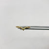 Anillo relieve  Oro amarillo / Talla 6 1/2 / 0,9 Gr