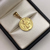 Dije San benito Oro amarillo 18k 1,21 Gr / 16,1 mm / 2,6 Cm