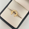 Herraje herradura Oro amarillo 18k 0,65 Gr / 1,9 Cm