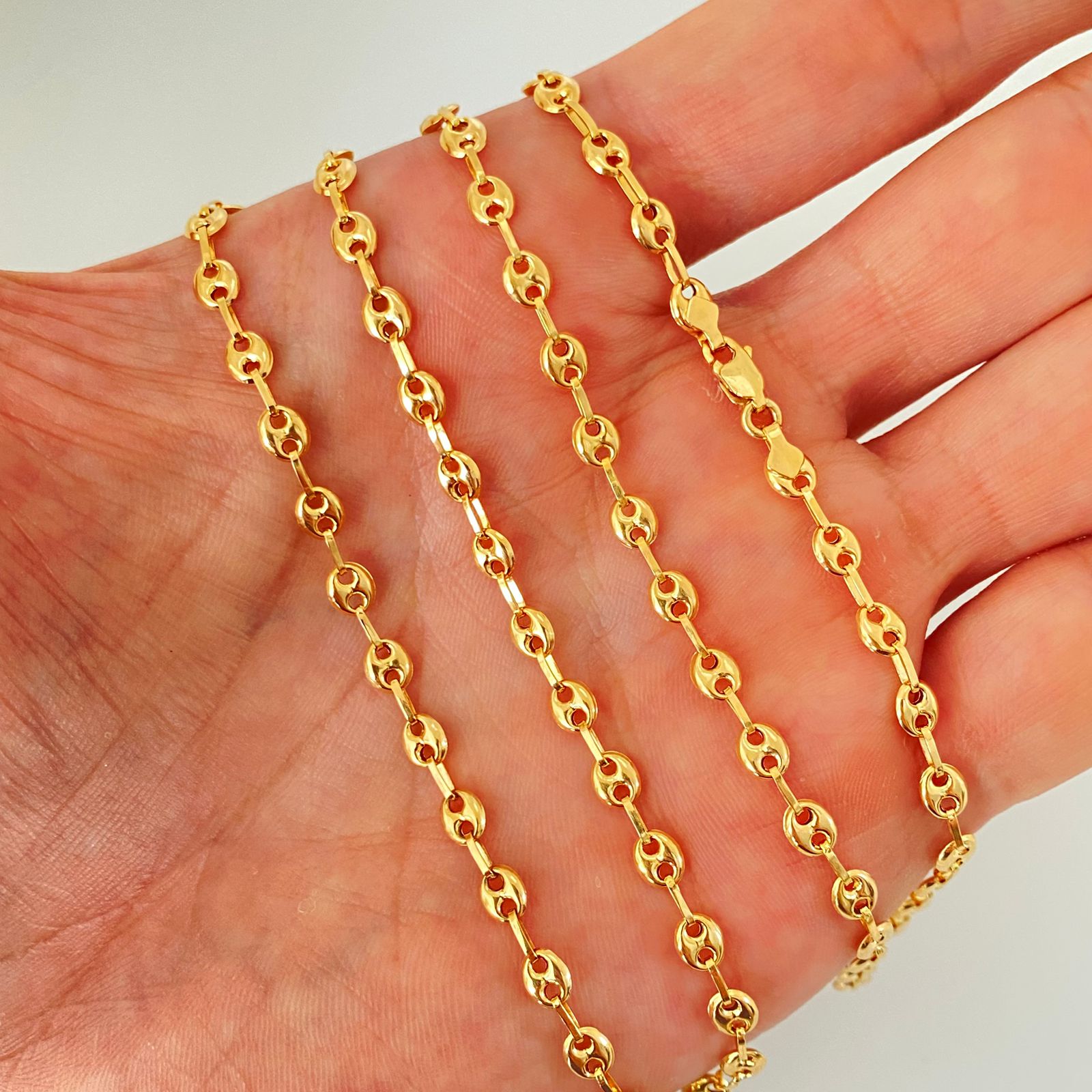 Cadena gc Oro amarillo 18k 5,95 Gr / 3,2 mm / 61 Cm Broche 0,40