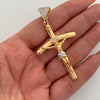 Dije Cruz Casting Oro amarillo y Oro blanco 18k 10,45 Gr / 35,5 mm / 6,2 Cm