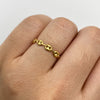 Anillo Baby Gc liso Oro amarillo 18k / Talla 8 / 0,55 Gr / 3,4 mm