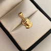 Dije Rostro Oro amarillo 18k 0,65 Gr / 9,5 mm / 2 Cm