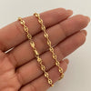 Cadena Gc Liso Oro amarillo 18k 5,60 Gr / 3,4 mm / 50 Cm Broche 0,30