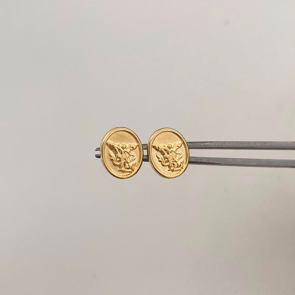 Topos San Miguel Arcangel Oro amarillo 18k 1,05 Gr / 9,1 mm