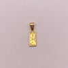 Dije Dolar Oro amarillo 18k 0,62 Gr / 6,5 mm / 2,3 Cm