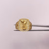 Anillo San Miguel Arcangel Oro amarillo 18k / Talla 10 1/2 / 8 Gr / 5,7 mm