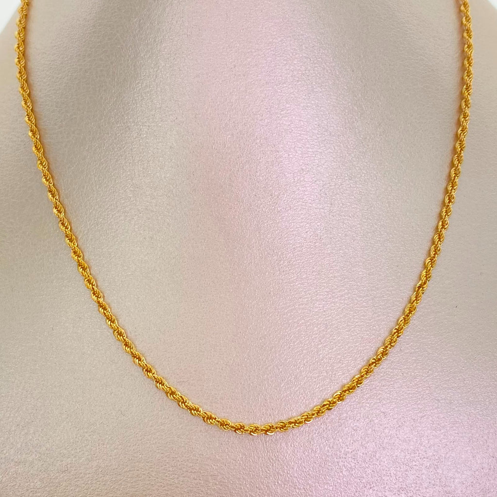 Cadena It Lazo Oro amarillo 18k +1 / 3,35 Gr / 2,2 mm / 60 Cm