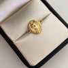 Herraje Virgen De Guadalupe Oro amarillo 18k 0,7 Gr / 1,7 Cm
