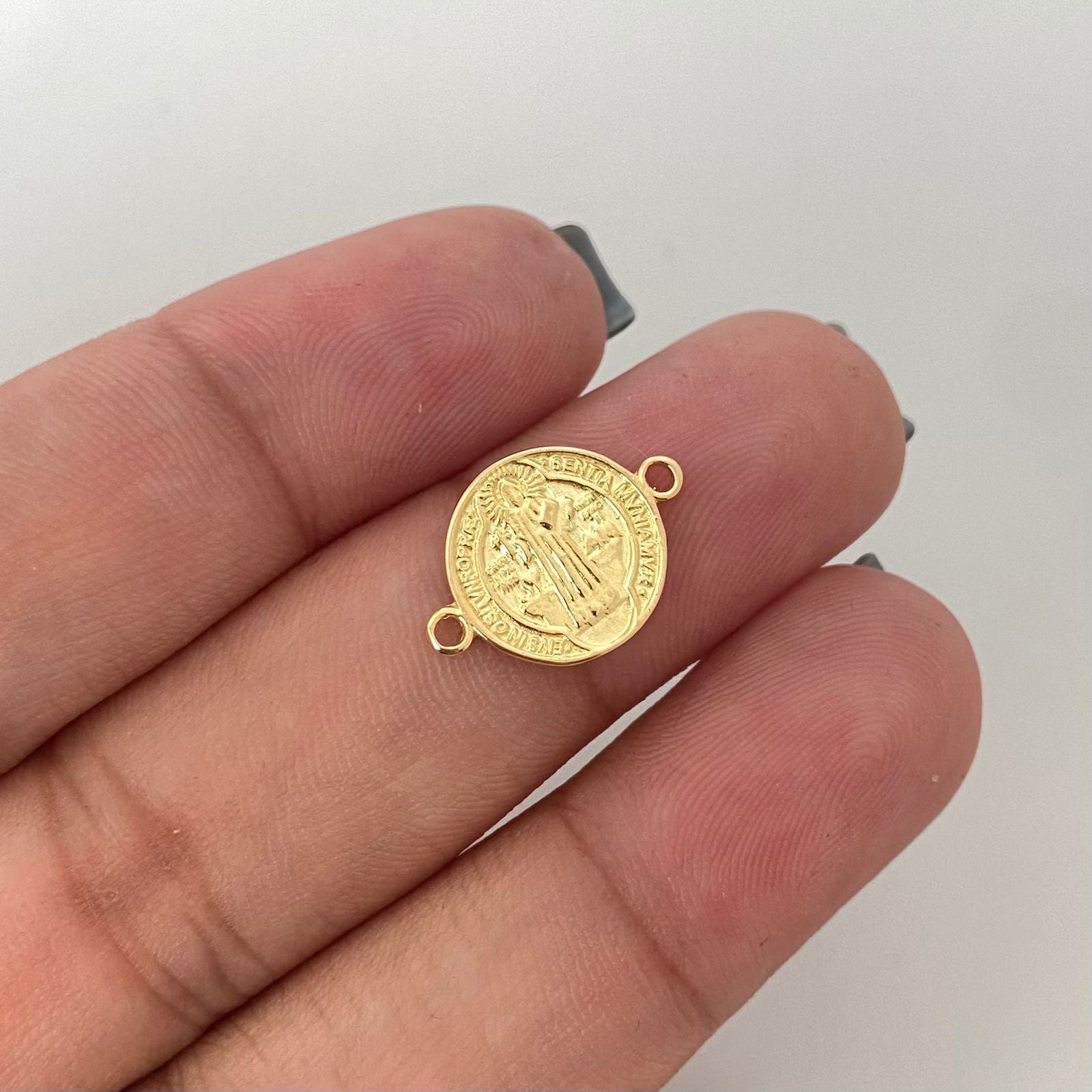 Herraje san benito Oro amarillo 18k 1,05 Gr / 1,6 Cm
