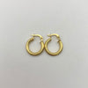 Candonga textura  Oro amarillo 1,4 Gr / 1,7 Cm