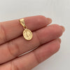 Dije Virgen Milagrosa Oro amarillo 18k 0,9 Gr / 11,4 mm / 2,4 Cm