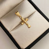 Dije Cruz Cristo Oro amarillo 18k 0,5 Gr / 10,3 mm / 2,4 Cm