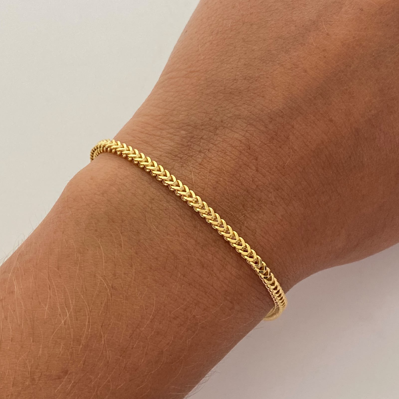 Pulso It Franco Oro amarillo 18k +1 / 3,3 Gr / 2,3 mm / 19,9 Cm