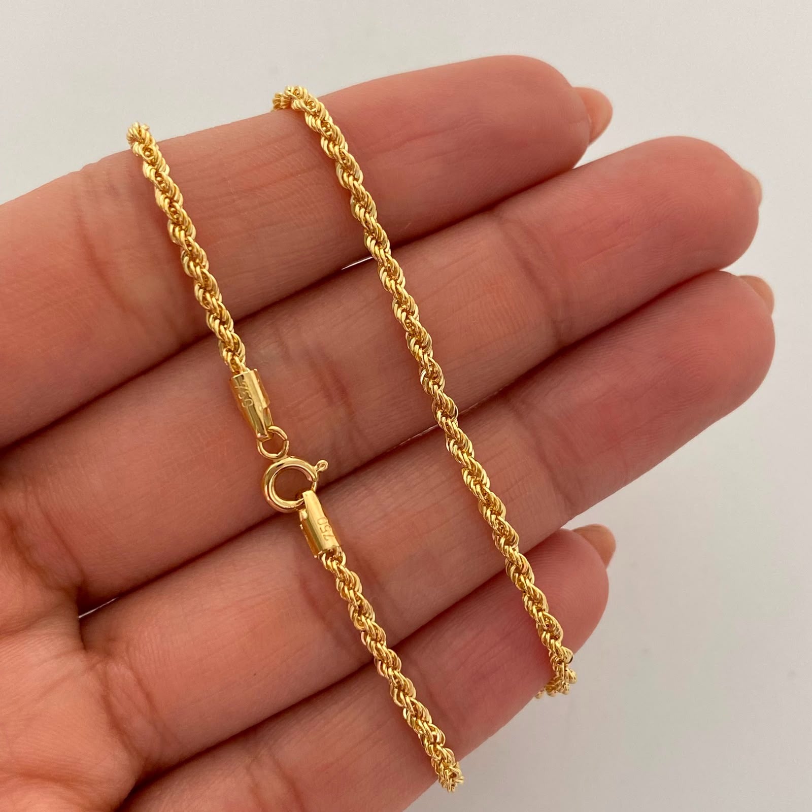 Cadena It Lazo Oro amarillo 18k +1 / 3,35 Gr / 2,2 mm / 60 Cm