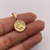 Dije Corona rx Oro amarillo 18k 0,9 Gr / 13 mm / 2,2 Cm